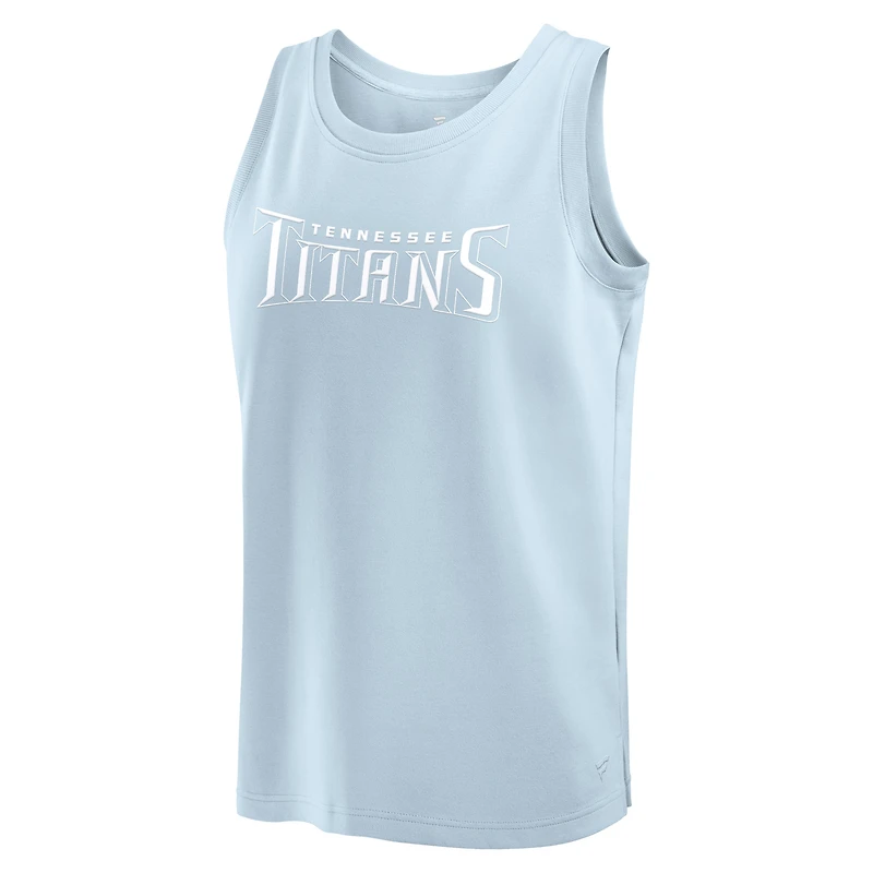 Débardeur Fanatics bleu clair Tennessee Titans Elements pour hommes