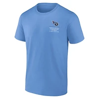 T-shirt Fanatics bleu clair Tennessee Titans Repeat Stats pour homme