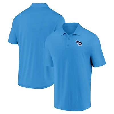 Men's Fanatics Light Blue Tennessee Titans Team Logo Polo