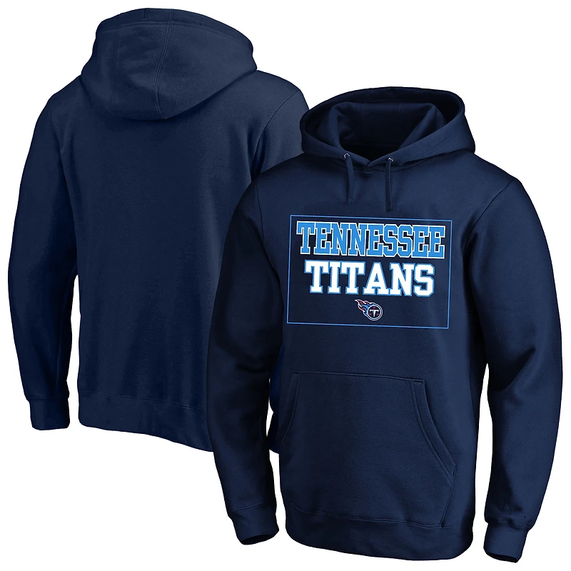Sweat à capuche polaire Fanatics Navy Tennessee Titans pour homme, grandes tailles