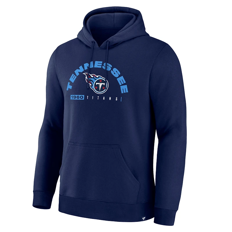 Men's Fanatics Navy Tennessee Titans Delay of Game Legacy Pullover Hoodie