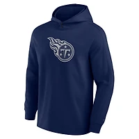 T-shirt à capuche manches longues pour homme Fanatics Navy Tennessee Titans Elements Blaze Tri-Blend
