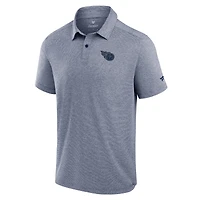 Polo technique Fanatics bleu marine pour homme des Titans du Tennessee