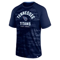 Men's Fanatics Navy Tennessee Titans Hail Mary Defender Raglan T-Shirt