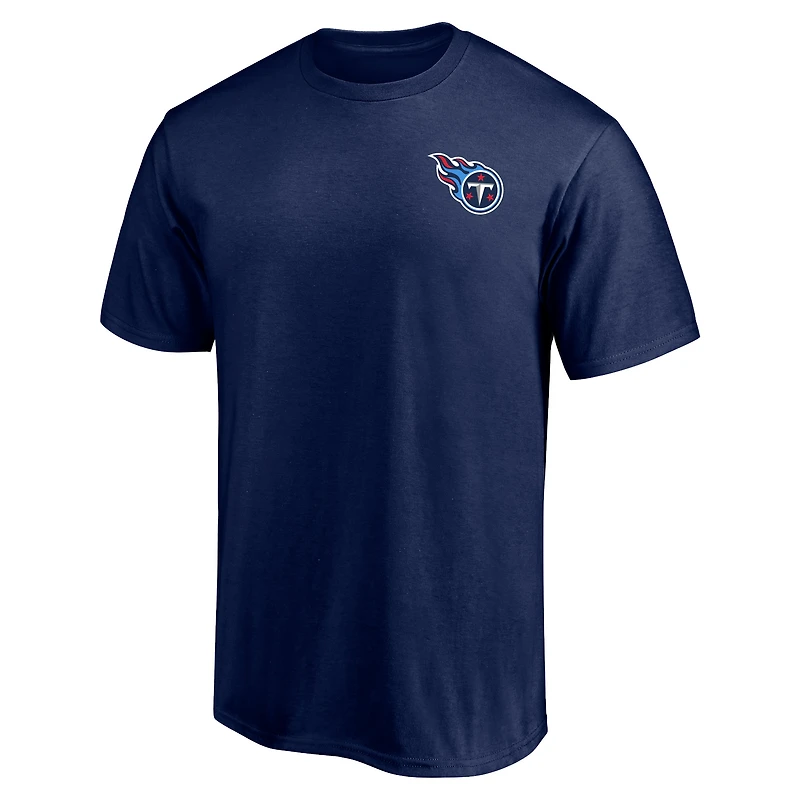 T-shirt papa n°1 Fanatics Navy Tennessee Titans pour hommes