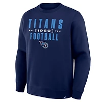 Sweat-shirt à capuche bleu marine pour homme, motif puissant des Titans du Tennessee