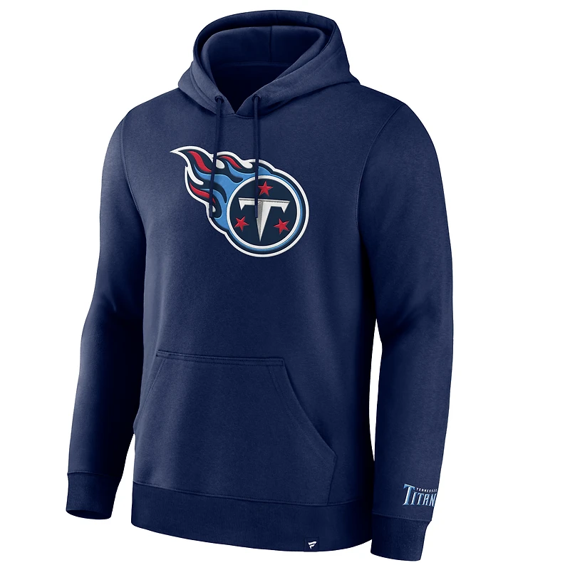 Men's Fanatics  Navy Tennessee Titans Pylon Cam Legacy Pullover Hoodie