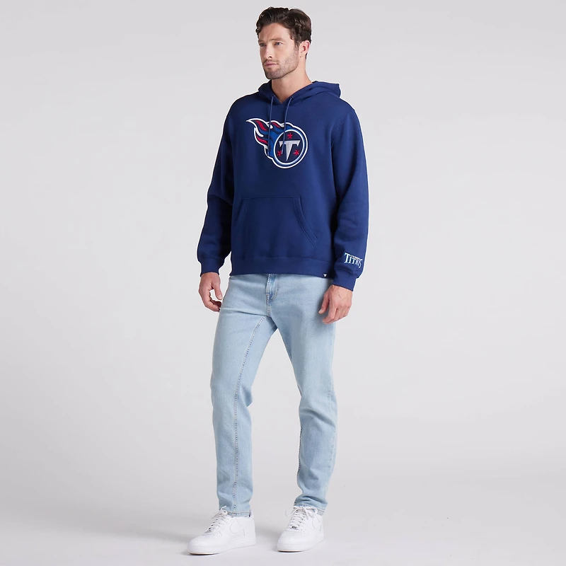 Sweat à capuche Fanatics bleu marine pour homme des Titans du Tennessee Pylon Cam Legacy