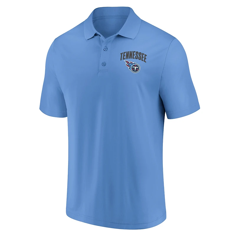 Ensemble de deux polos Fanatics Tennessee Titans Lockup pour hommes