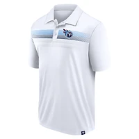 Men's Fanatics White Tennessee Titans Victory For Us Interlock Polo