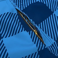 Salopette à carreaux bleu clair FOCO Tennessee Titans avec grand logo pour hommes