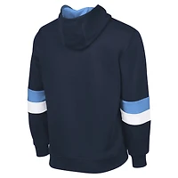 Sweat à capuche adaptatif pour homme G-III Sports by Carl Banks bleu marine/bleu clair Tennessee Titans Faceoff