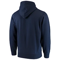 Sweat à capuche entièrement zippé avec logo principal des Titans du Tennessee G-III Sports by Carl Banks pour homme, bleu marine