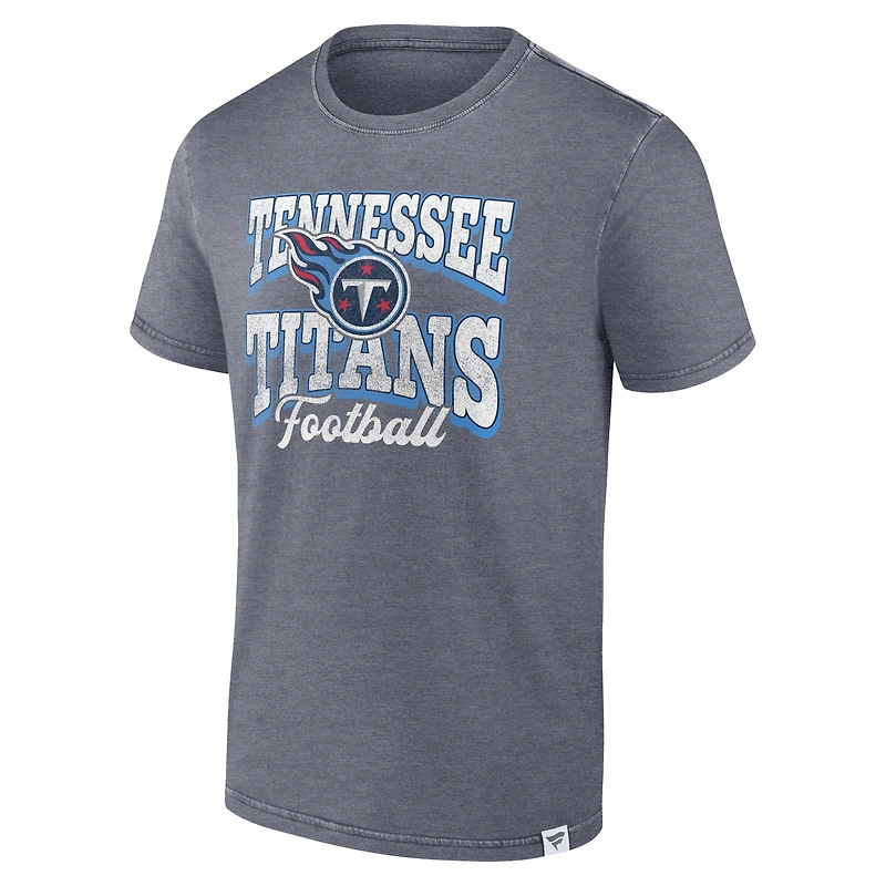 Men's Heather Navy Tennessee Titans Force Out T-Shirt