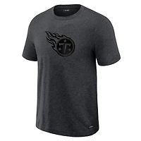 T-shirt tri-blend graphite J. Palmer pour homme, Tennessee Titans Players Lounge