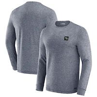 T-shirt à manches longues pour homme J. Palmer bleu marine Tennessee Titans Four Down