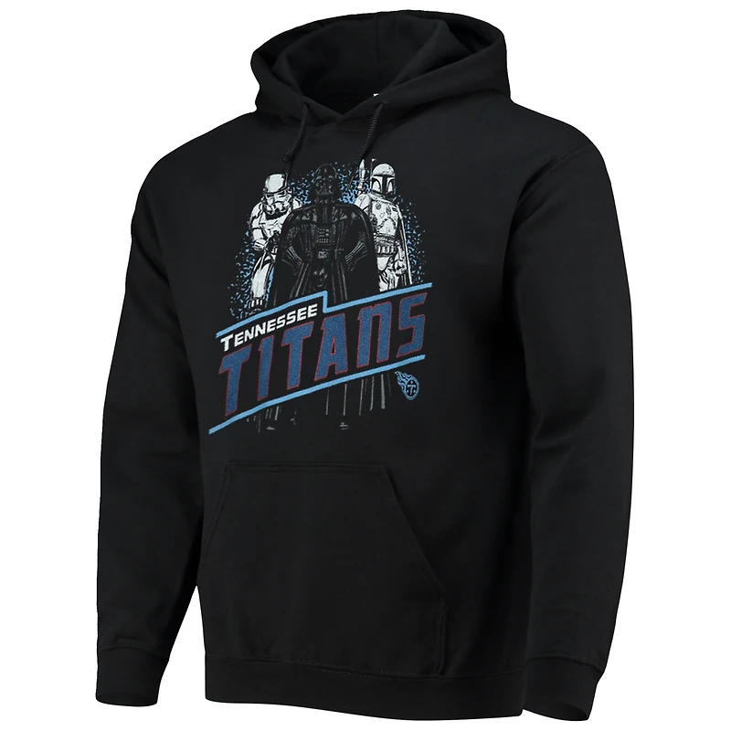 Sweat à capuche noir pour hommes Junk Food Tennessee Titans Star Wars Empire
