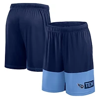 Men's Logo Athletic Navy Tennessee Titans Best of the Shorts