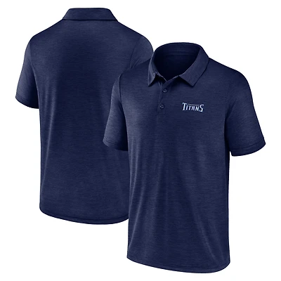 Polo athlétique bleu marine avec logo pour homme des Titans du Tennessee, Unstoppable