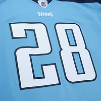 Men's Mitchell & Ness Chris Johnson Light Blue Tennessee Titans Legacy Replica Jersey