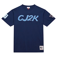 Men's Mitchell & Ness Chris Johnson Navy Tennessee Titans Retired Player Nickname T-Shirt