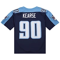 Maillot réplique Mitchell & Ness Jevon Kearse bleu marine Tennessee Titans 1999 Legacy pour homme