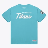 Men's Mitchell & Ness Light Blue Tennessee Titans Head Coach Classic T-Shirt