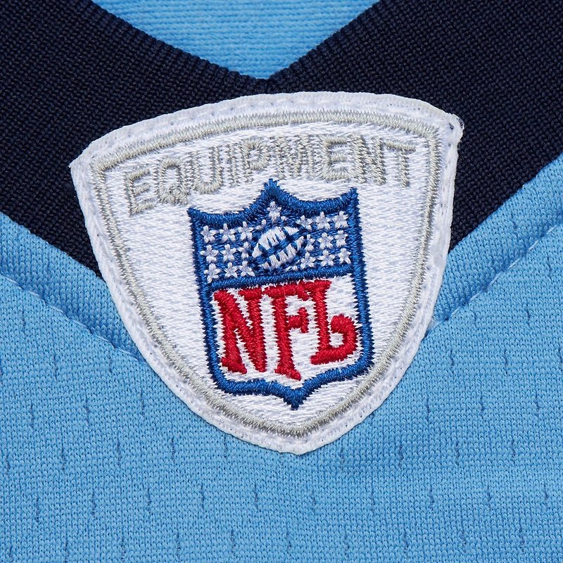 Maillot réplique bleu clair pour homme Mitchell & Ness Steve McNair Tennessee Titans 2003 Legacy