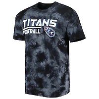 T-shirt MSX by Michael Strahan pour homme noir Tennessee Titans Recovery Tie-Dye