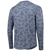Men's MSX by Michael Strahan Navy Tennessee Titans Performance Camo Long Sleeve T-Shirt