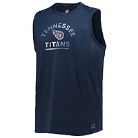 Men's MSX by Michael Strahan Navy Tennessee Titans Rebound Tank Top