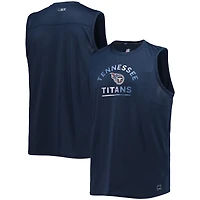 Men's MSX by Michael Strahan Navy Tennessee Titans Rebound Tank Top