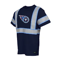 Men's Navy Tennessee Titans Safety Heavyweight T-Shirt