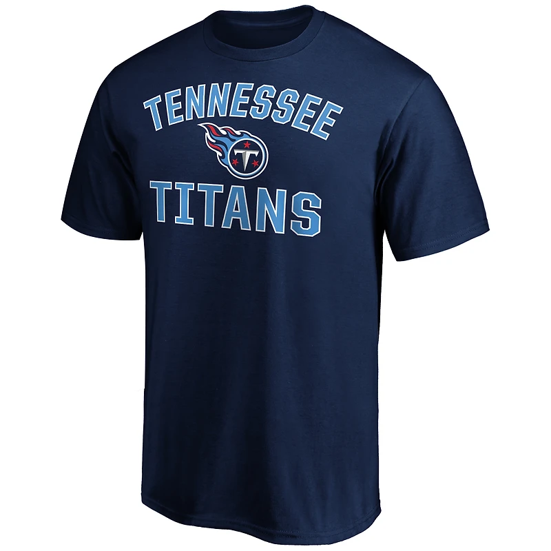 Men's  Navy Tennessee Titans Victory Arch T-Shirt
