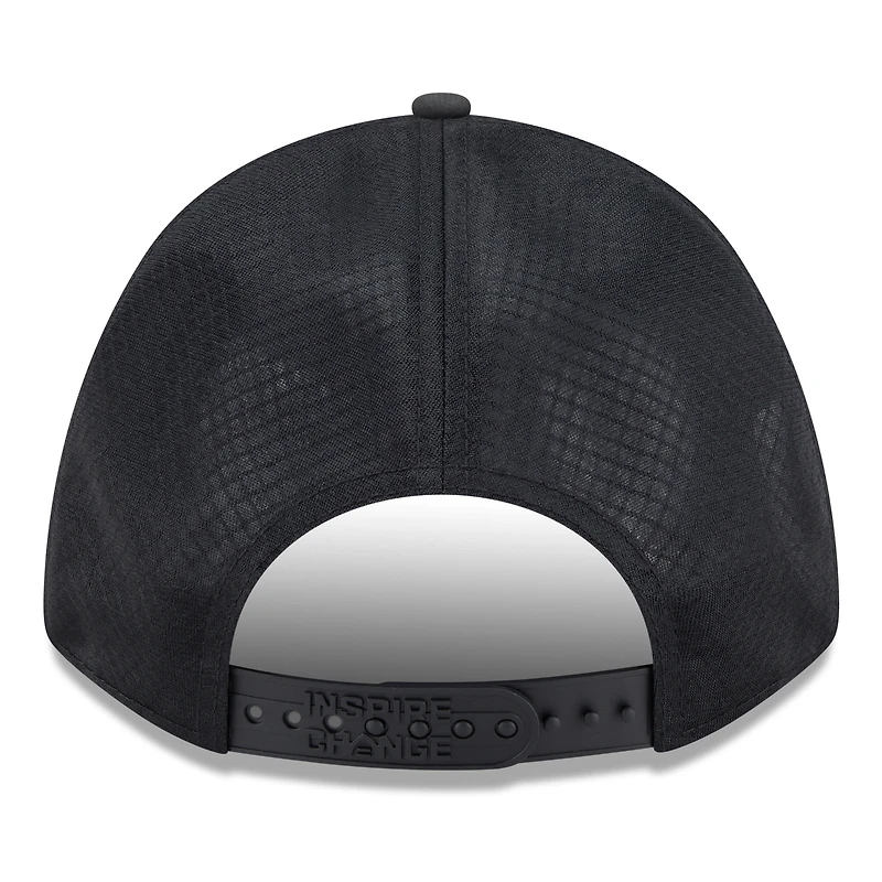 Men's New Era Black Tennessee Titans 2025 Inspire Change 9FORTY M-Crown Adjustable Hat