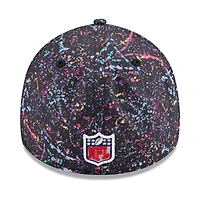 Men's New Era  Black Tennessee Titans 2025 NFL Crucial Catch 39THIRTY Flex Hat