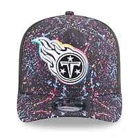 Casquette snapback 9FIFTY noire New Era Tennessee Titans 2025 NFL Crucial Catch pour homme