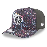 Casquette snapback 9FIFTY noire New Era Tennessee Titans 2025 NFL Crucial Catch pour homme
