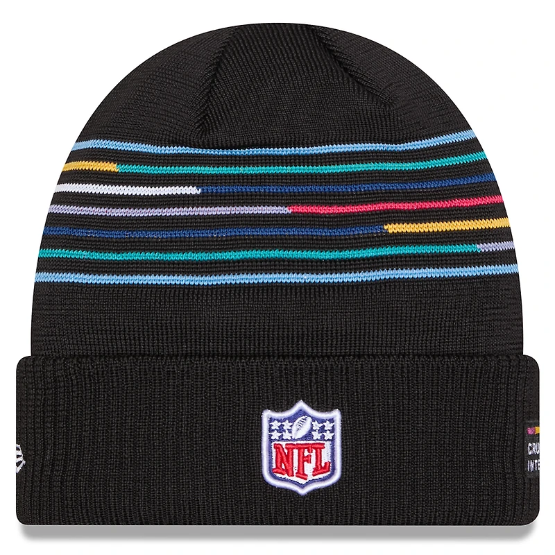 Bonnet à revers NFL Crucial Catch 2025 des Titans du Tennessee de New Era pour homme, noir