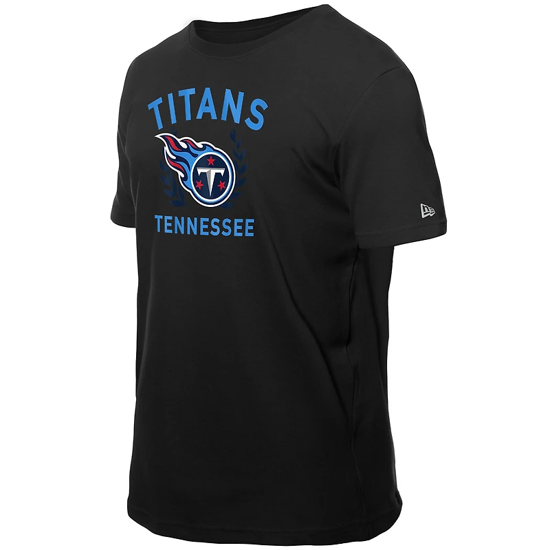 T-shirt noir New Era pour homme, Tennessee Titans, repêchage NFL 2025