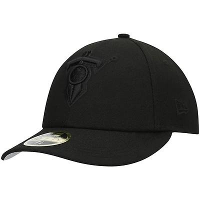 Casquette ajustée 59FIFTY II New Era Tennessee Titans noir sur pour homme