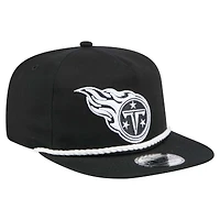 Men's New Era Black Tennessee Titans B-Dub Golfer Snapback Hat