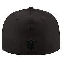 Men's New Era  Black Tennessee Titans on 59FIFTY Fitted Hat
