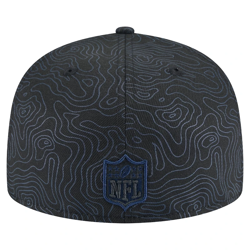 Men's New Era Black Tennessee Titans Geo 59FIFTY Fitted Hat