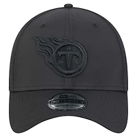 Men's New Era Black Tennessee Titans Hydro 39THIRTY Flex Hat