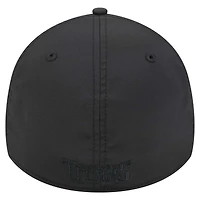 Men's New Era Black Tennessee Titans Hydro 39THIRTY Flex Hat