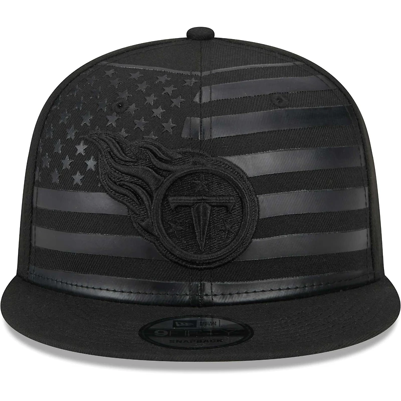 Men's New Era Black Tennessee Titans Independent 9FIFTY Snapback Hat