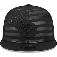 Men's New Era Black Tennessee Titans Independent 9FIFTY Snapback Hat