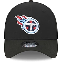 Casquette flex 39THIRTY Main des Tennessee Titans New Era pour homme, noire