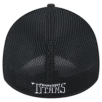 Casquette Main Neo 39THIRTY Flex noire Tennessee Titans de New Era pour homme